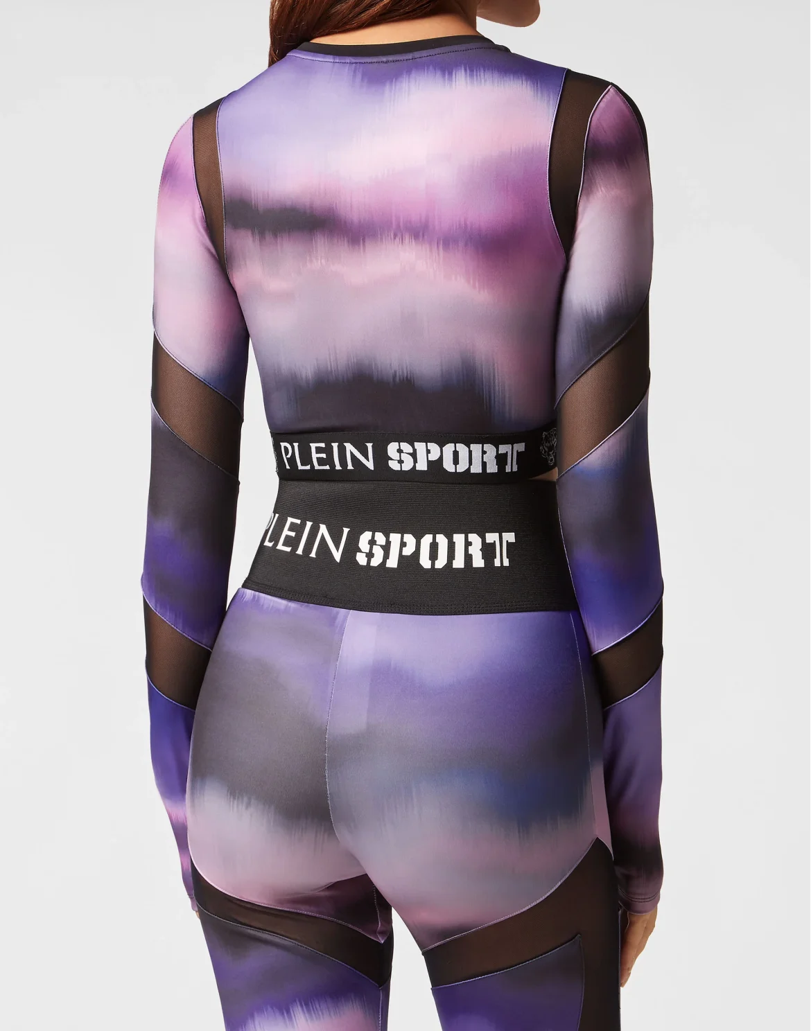 Jogging Cropped Top LS Optical, цвет: Сиреневый