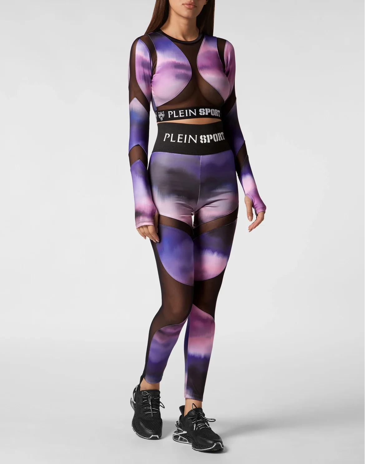 Jogging Leggings Optical, цвет: Сиреневый