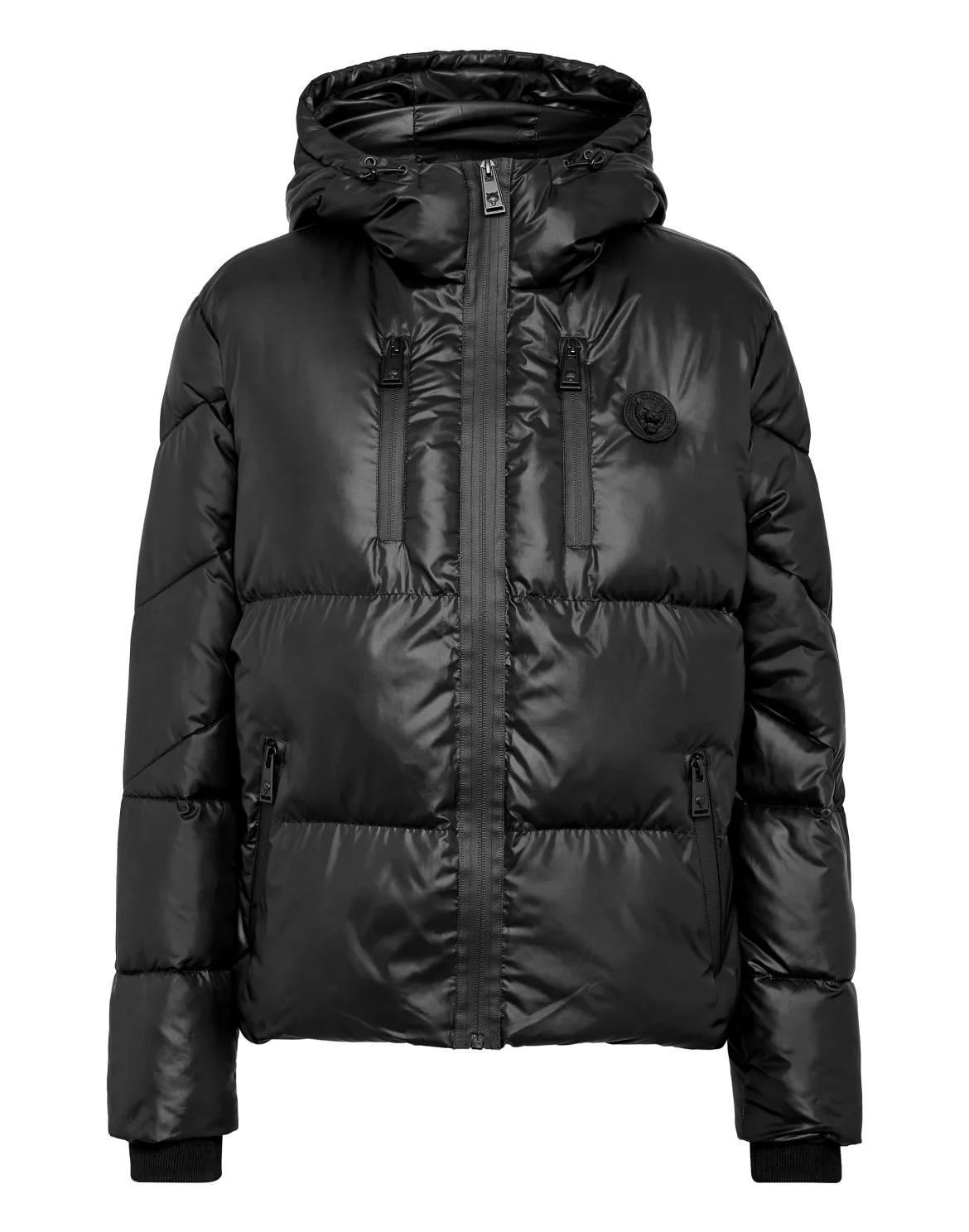 Nylon Puffer Jacket, цвет: Черный