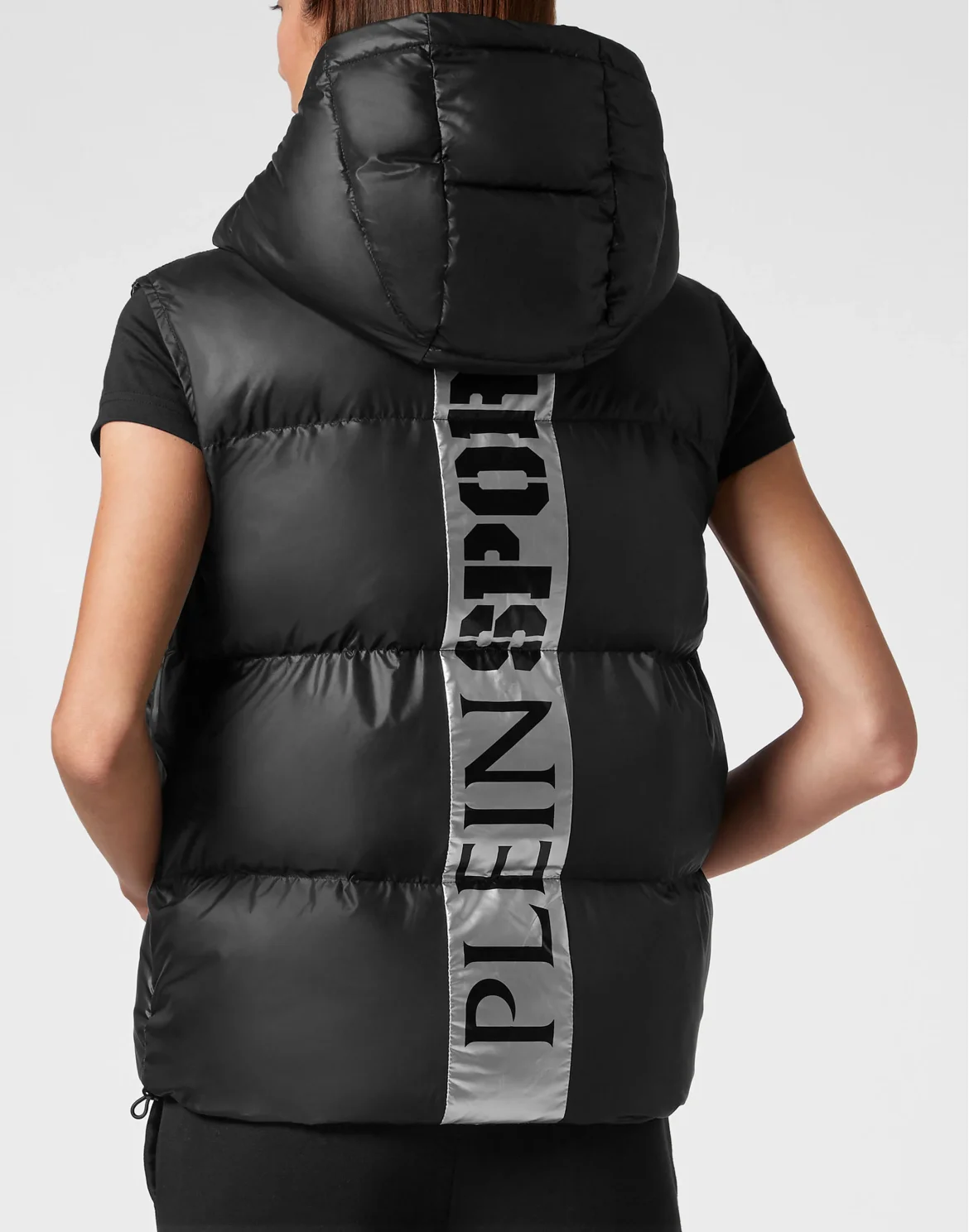 Nylon Puffer Vest, цвет: Черный
