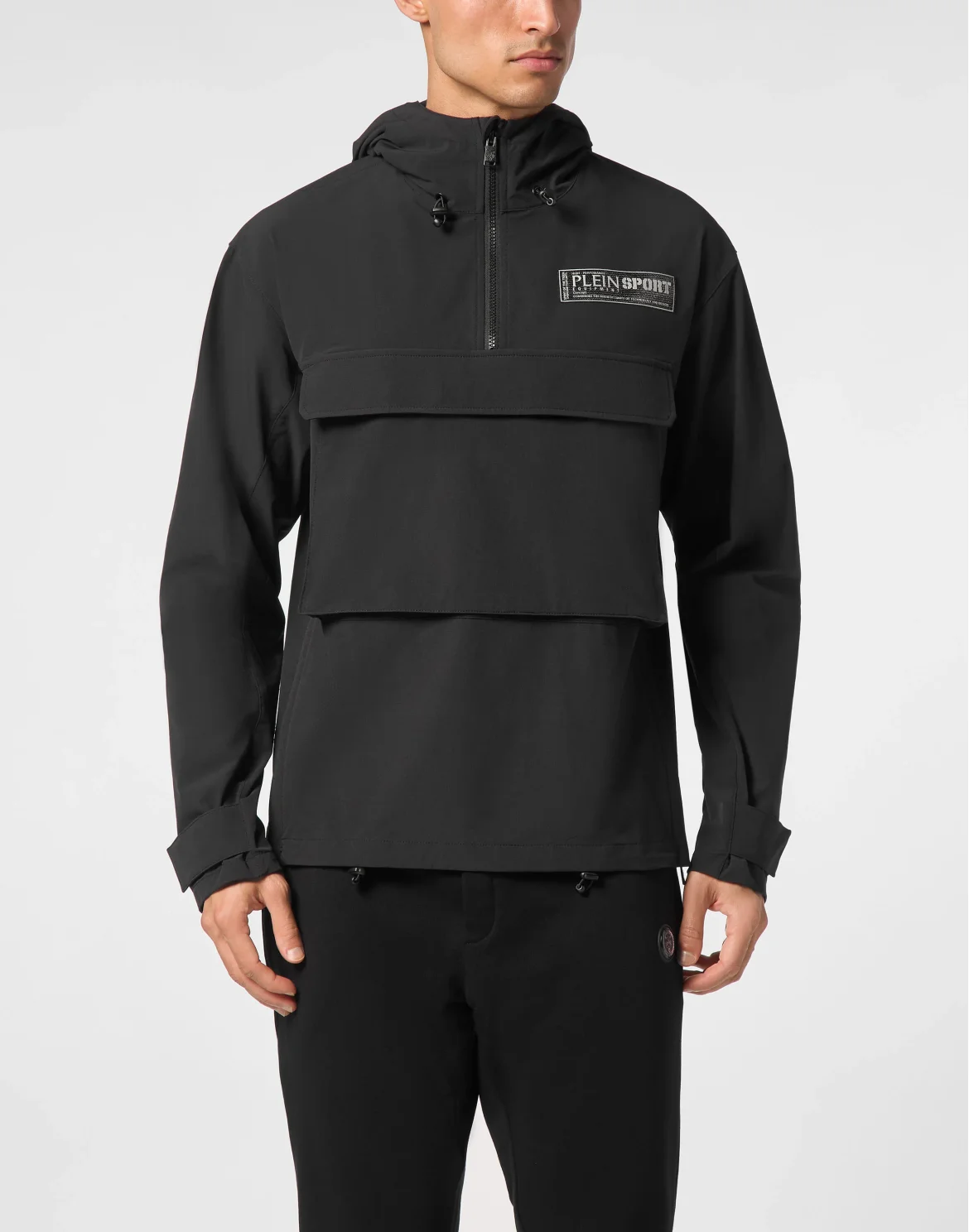 Nylon K-Way Jacket, цвет: Черный