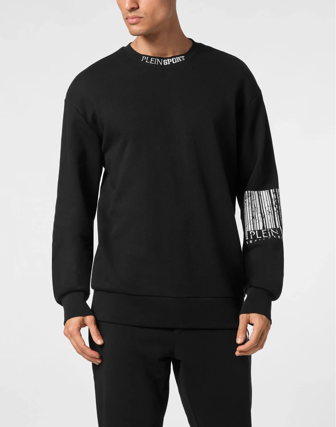 Sweatshirt LS Barcode, цвет: Черный