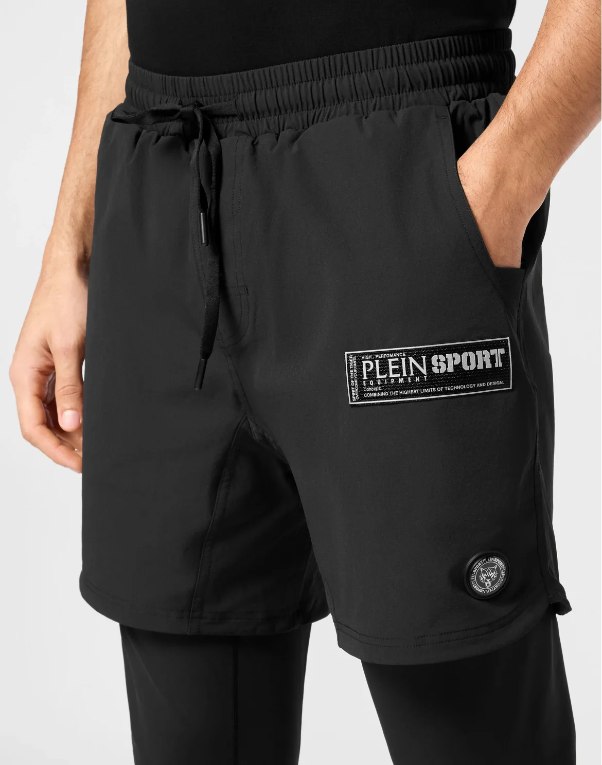 Nylon Running Trousers, цвет: Черный