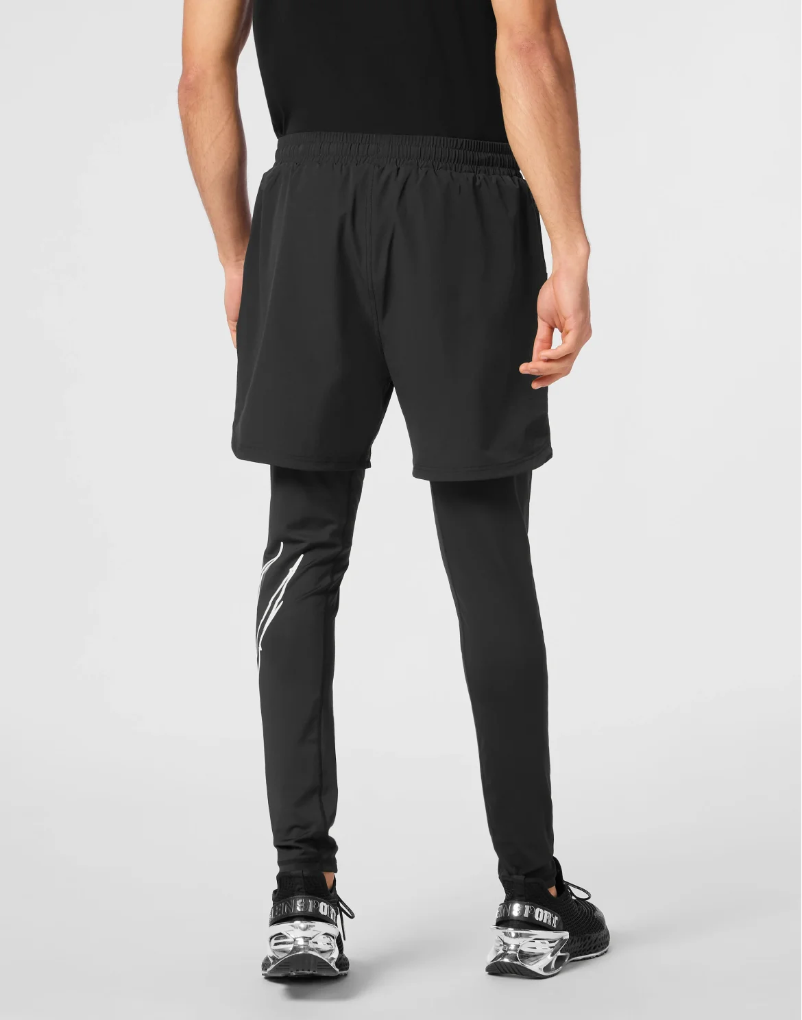 Nylon Running Trousers, цвет: Черный