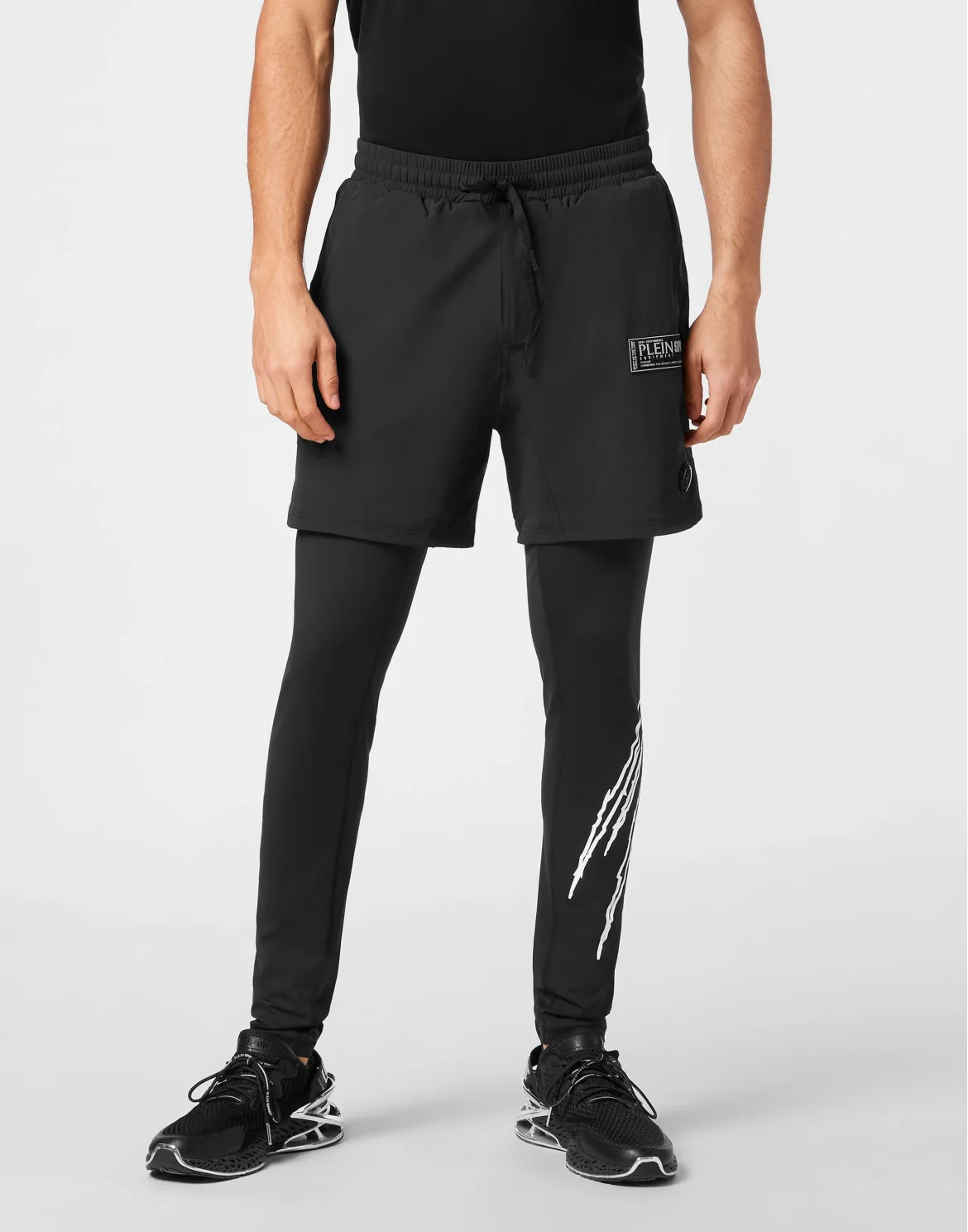 Nylon Running Trousers, цвет: Черный