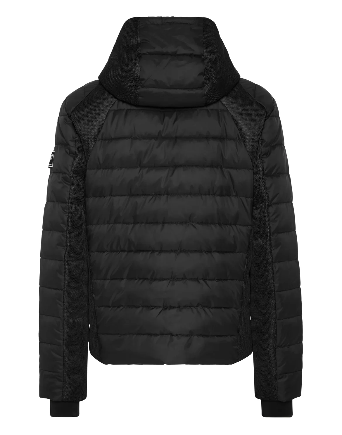 Nylon Puffered Jacket, цвет: Черный