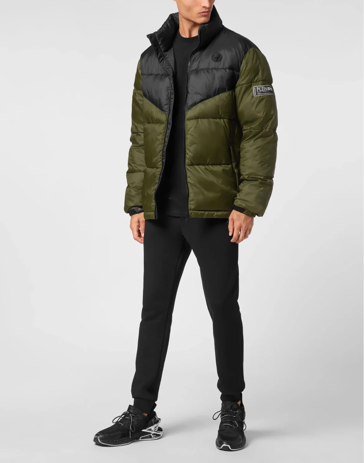 Nylon Puffered Jacket, цвет: Камуфляж