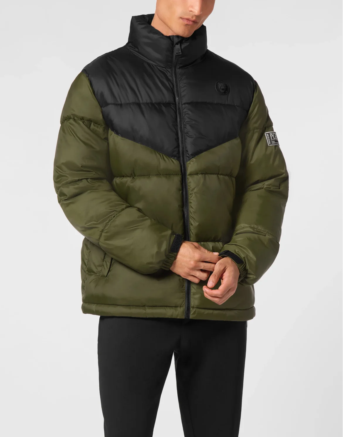 Nylon Puffered Jacket, цвет: Камуфляж