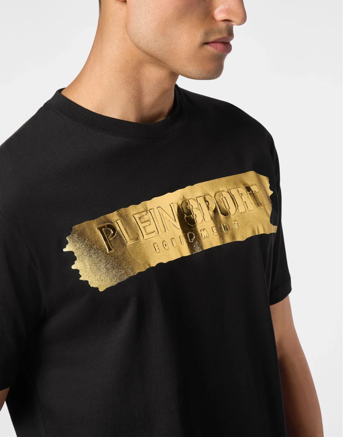 T-shirt Round Neck SS Silver Brush, цвет: Черный
