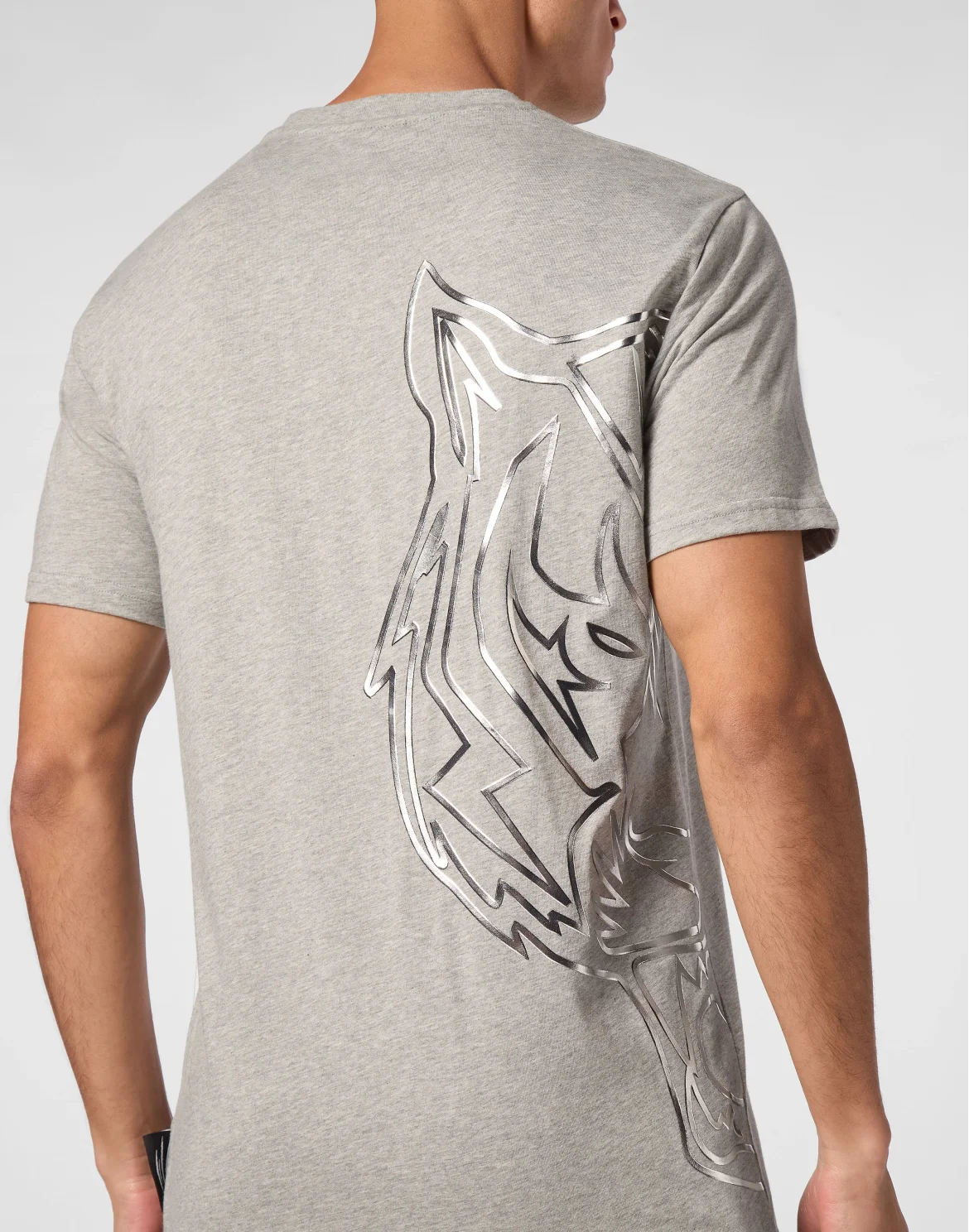 T-shirt Round Neck SS Tiger, цвет: Серый