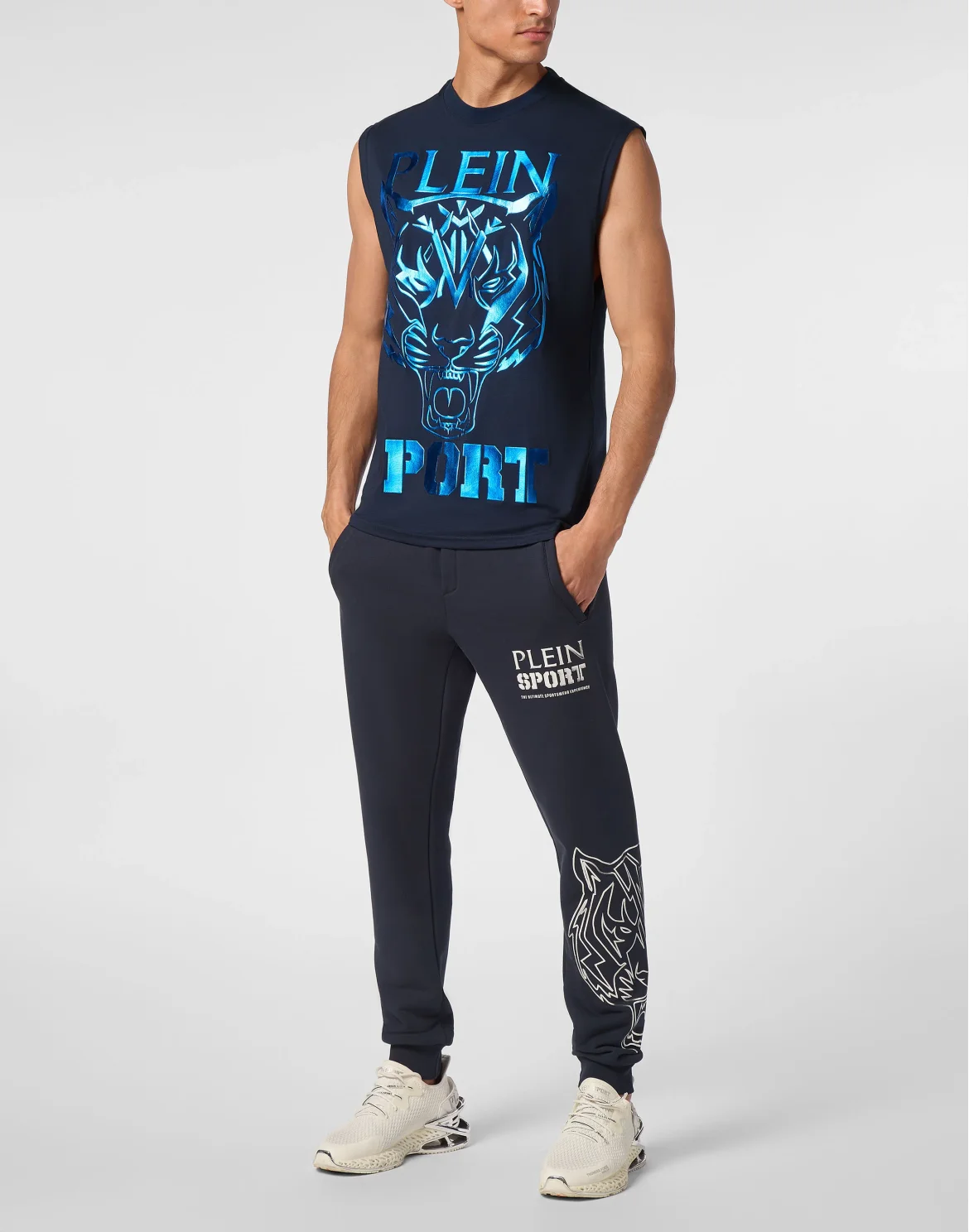 Sleeveless T-shirt Round Neck SS Tiger, цвет: Синий