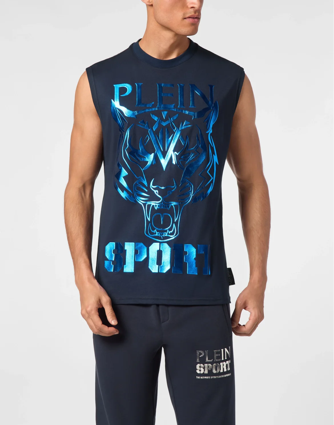 Sleeveless T-shirt Round Neck SS Tiger, цвет: Синий