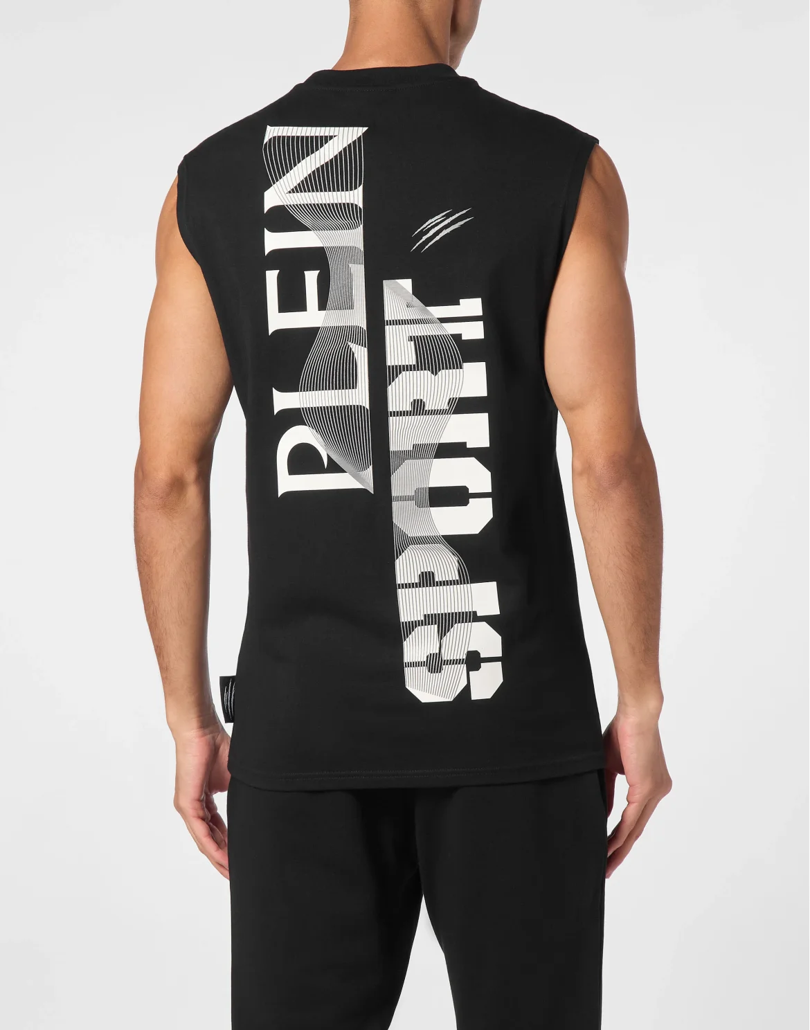 Sleeveless T-shirt Round Neck SS Wave, цвет: Черный
