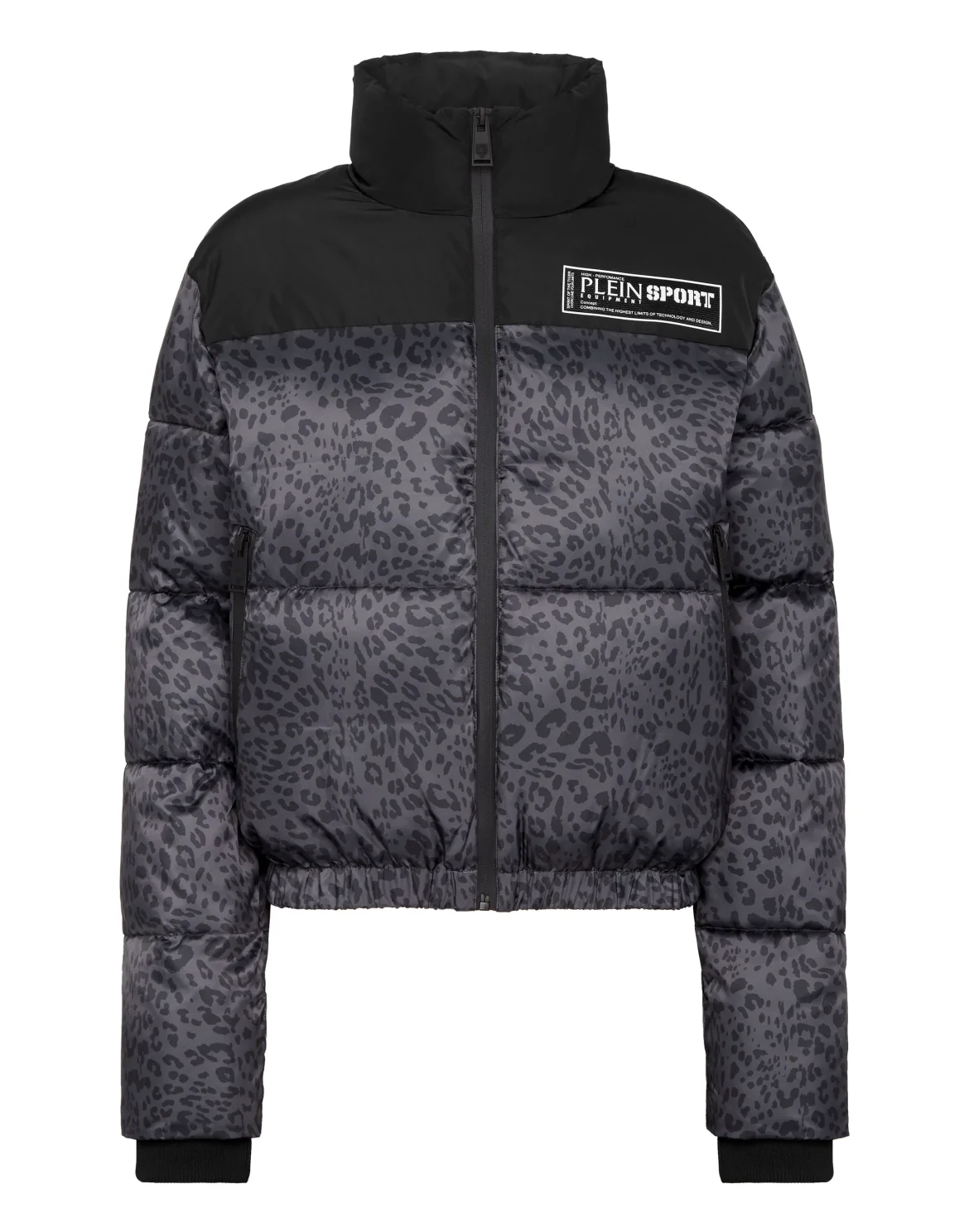 Basic Bomber Leopard, цвет: Черный