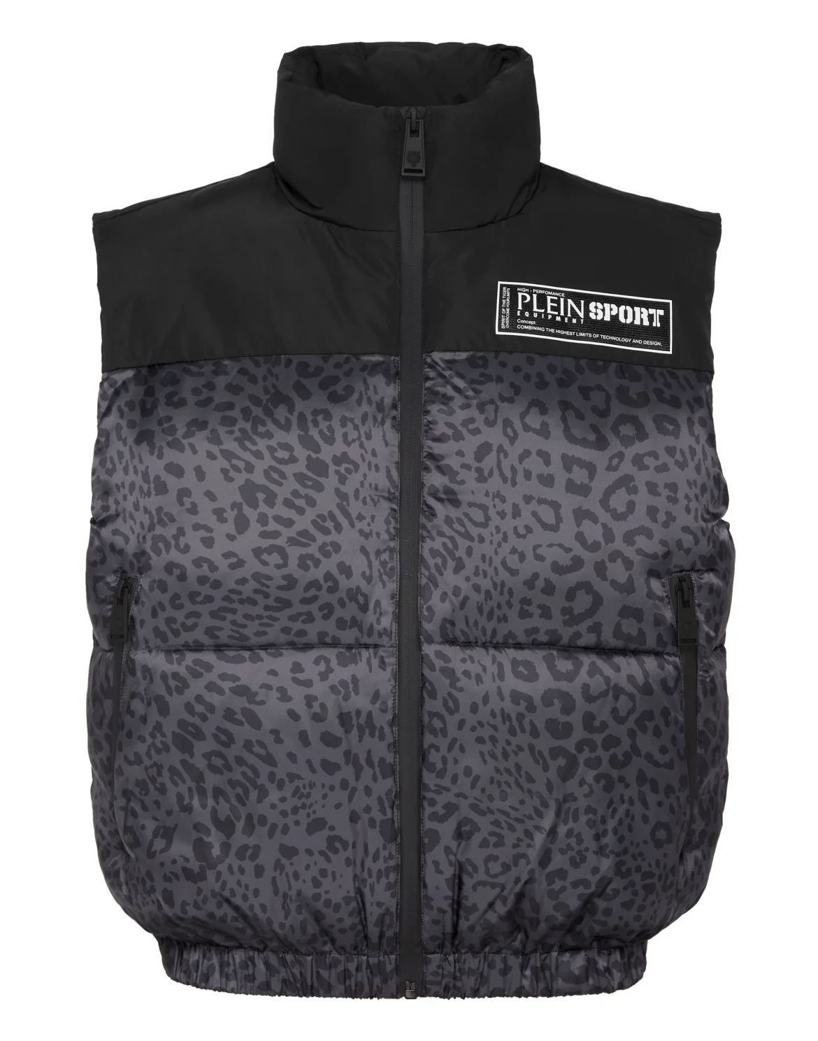 Padded Vest Leopard, цвет: Черный