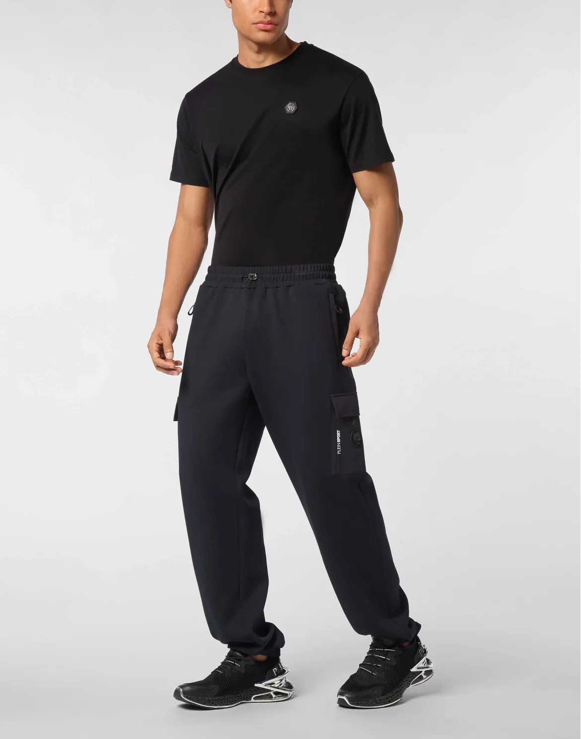 Piquet Jogging Pants, цвет: Черный