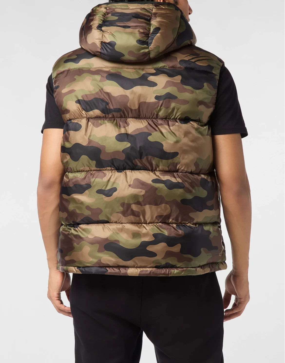 Puffer Jacket Vest Camouflage Camouflage, цвет: Камуфляж