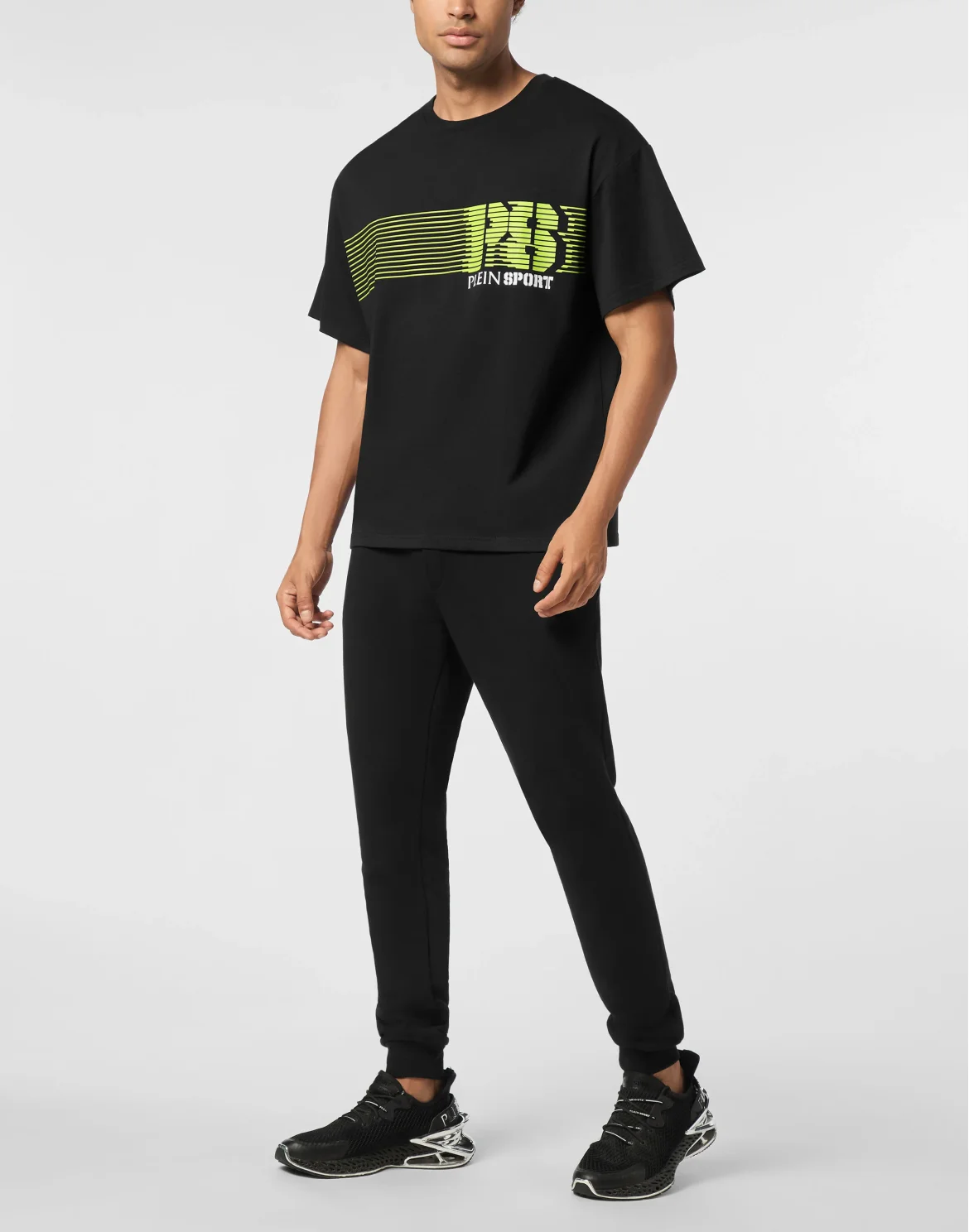 Round Neck T-Shirt Logo Stripes, цвет: Зеленый