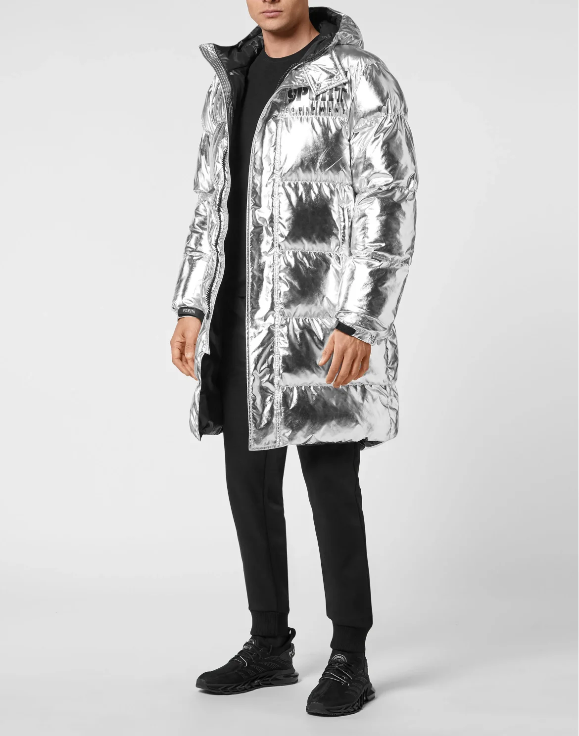 Long Down Jacket, цвет: Серебристый