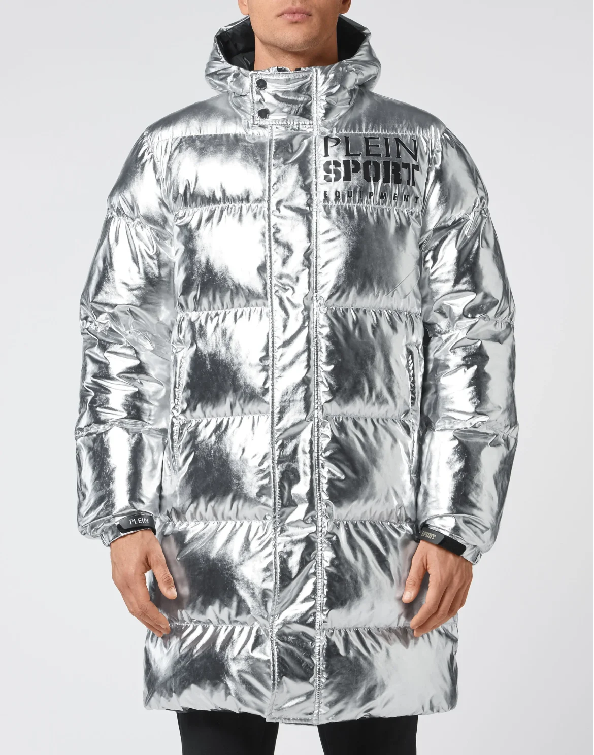 Long Down Jacket, цвет: Серебристый