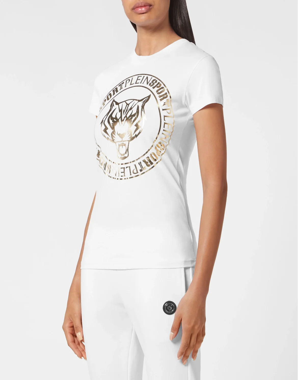 T-shirt Round Neck SS Sexy Pure Fit Tiger, цвет: Белый