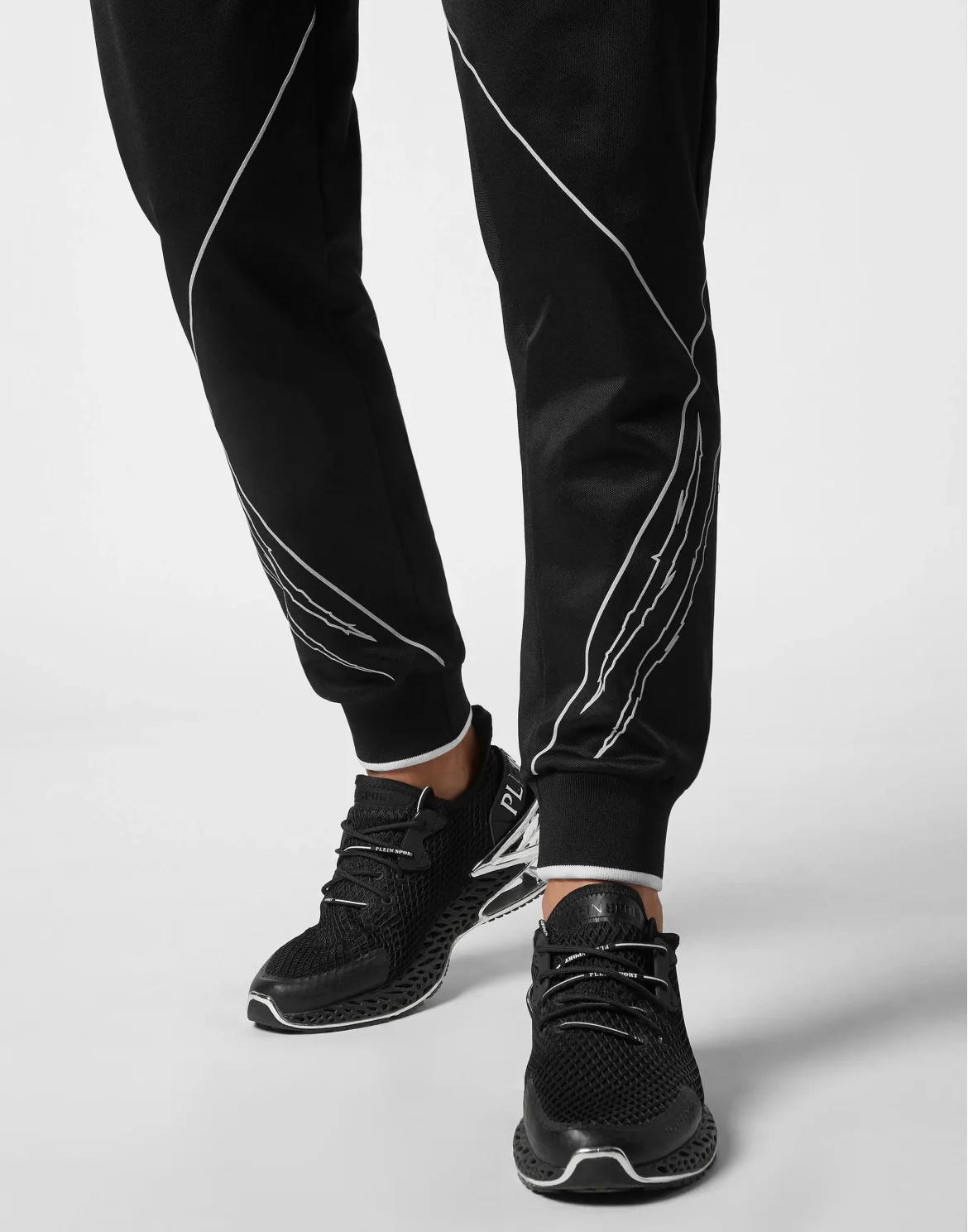 Jogging Tracksuit: Top/Trousers Tiger Court Edition, цвет: Черный