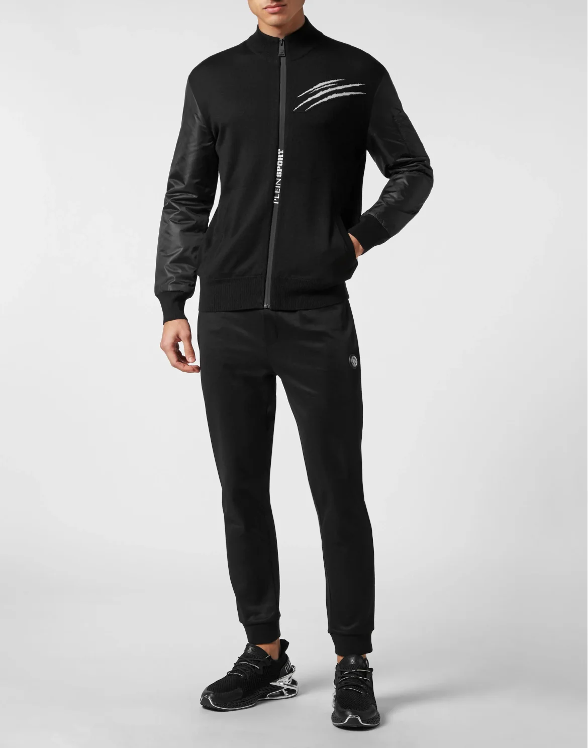 Knit Padded Jacket Tiger Court Edition, цвет: Черный