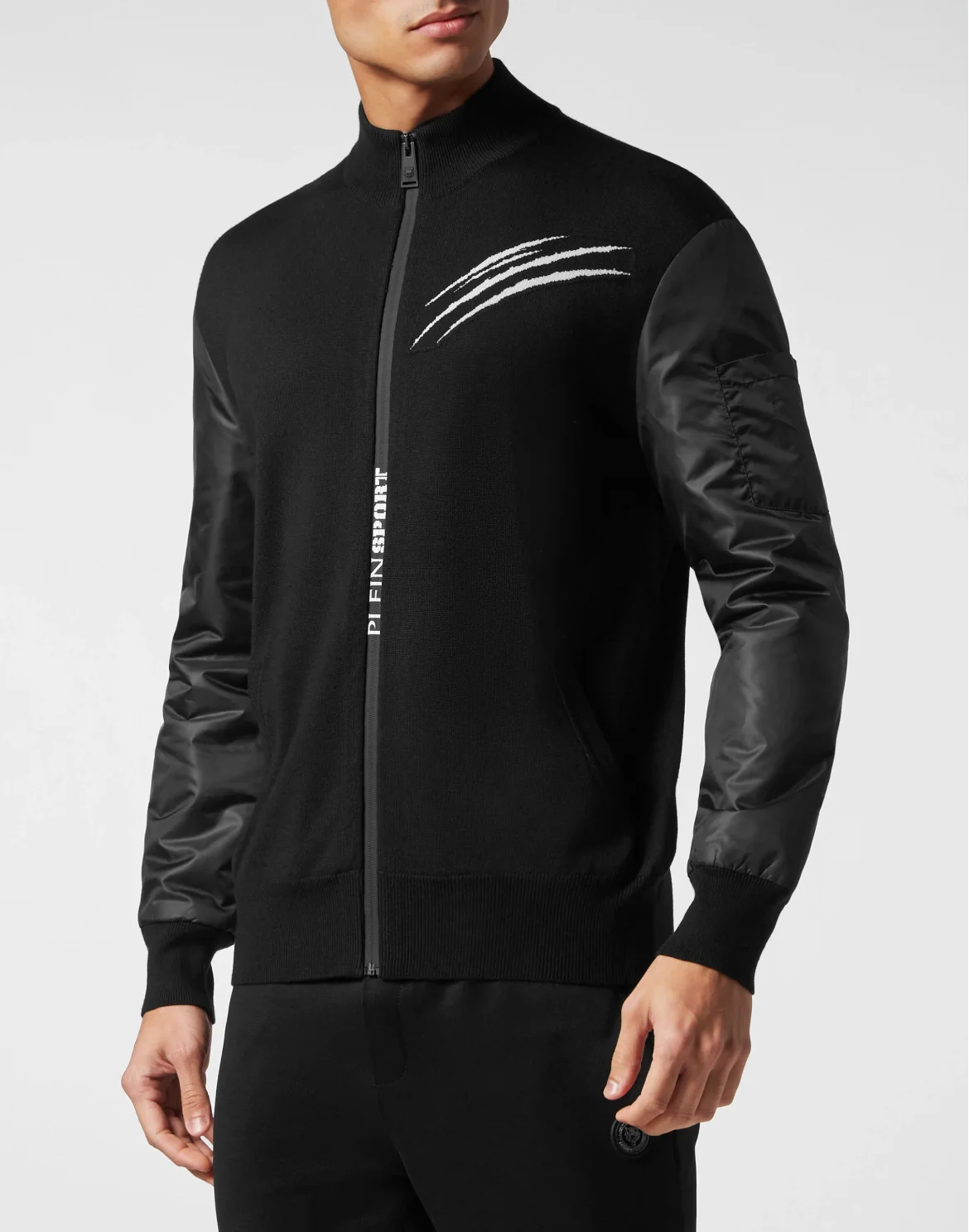 Knit Padded Jacket Tiger Court Edition, цвет: Черный