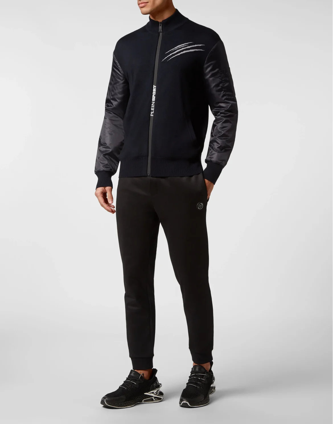 Knit Padded Jacket Tiger Court Edition, цвет: Синий