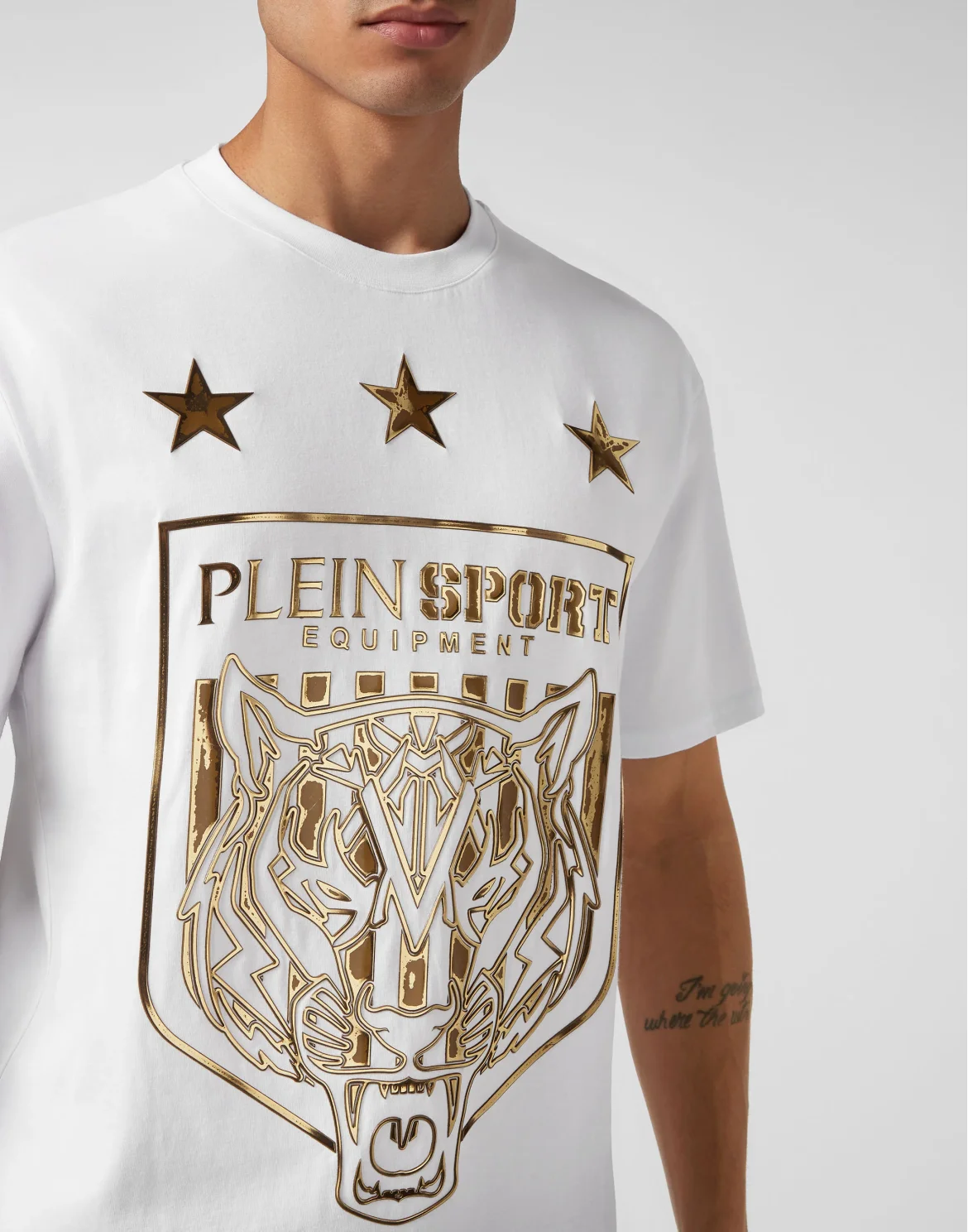 T-shirt Round Neck SS Tiger Crest Edition, цвет: Золотой