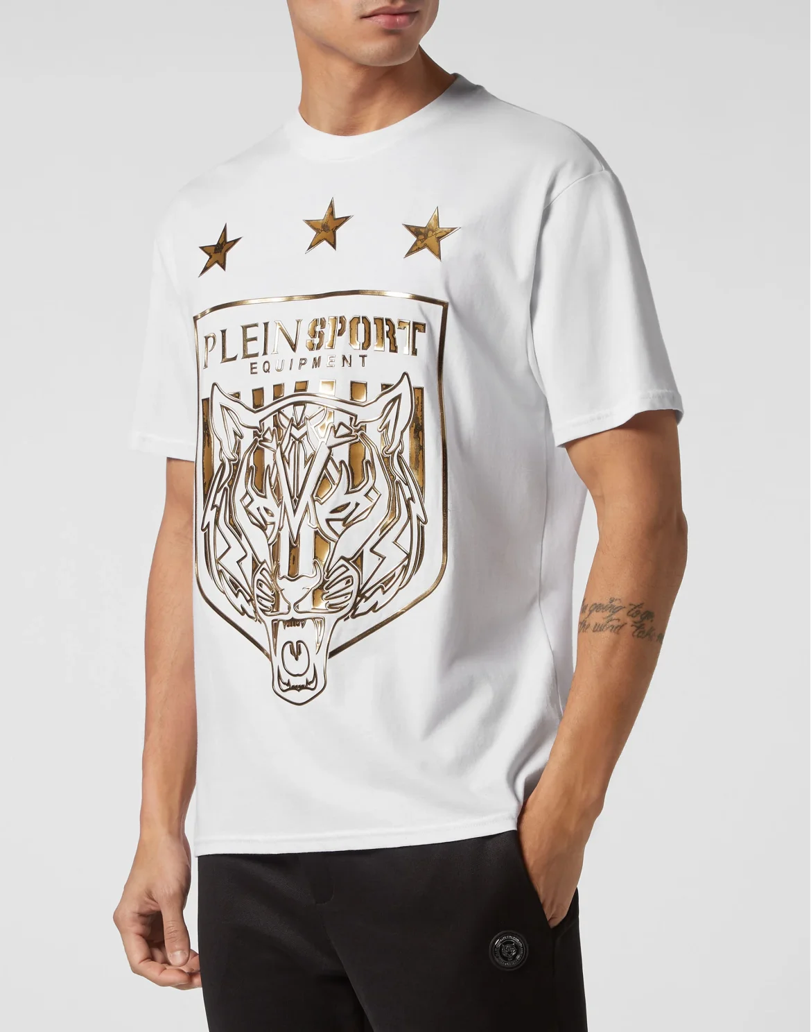 T-shirt Round Neck SS Tiger Crest Edition, цвет: Золотой