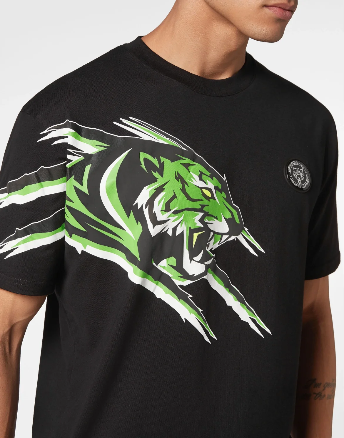 T-shirt Round Neck SS Tiger, цвет: Зеленый