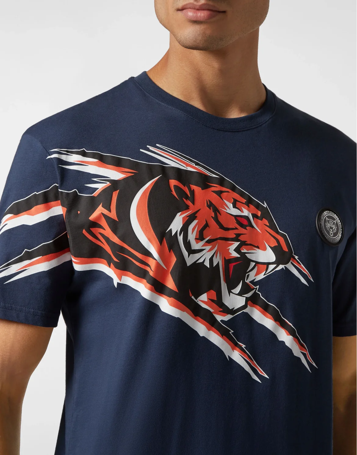 T-shirt Round Neck SS Tiger, цвет: Синий