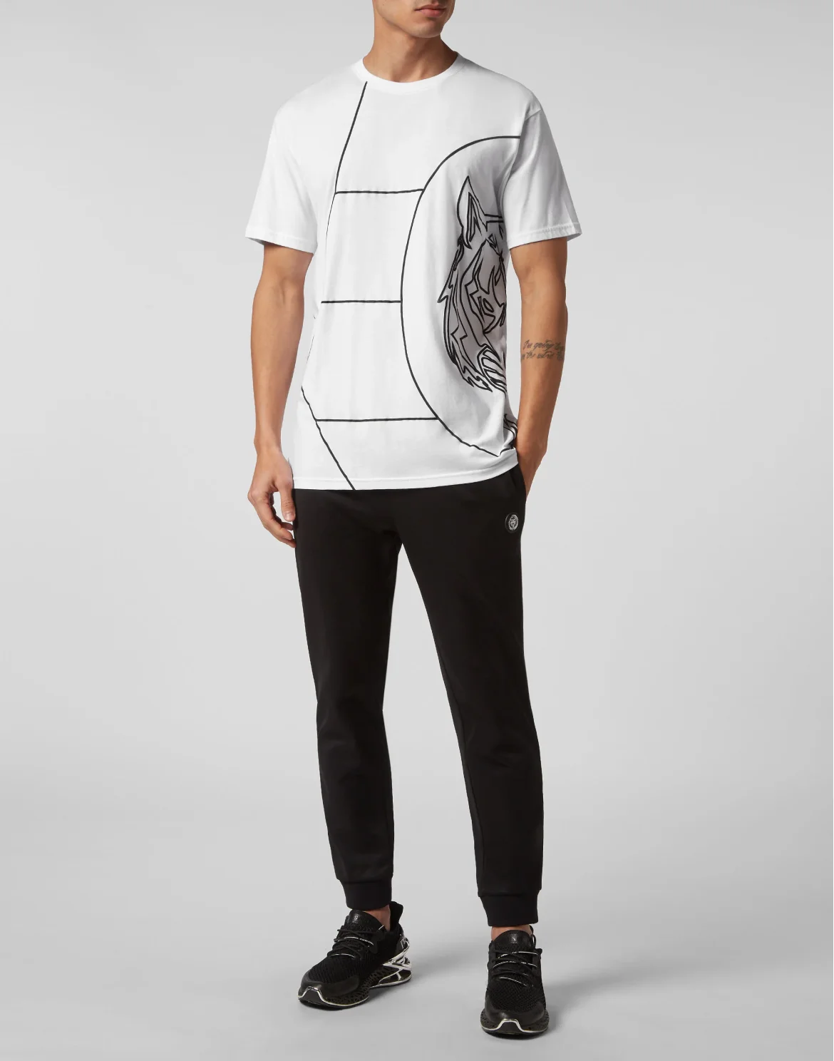 T-shirt Round Neck SS Tiger Court Edition, цвет: Черный