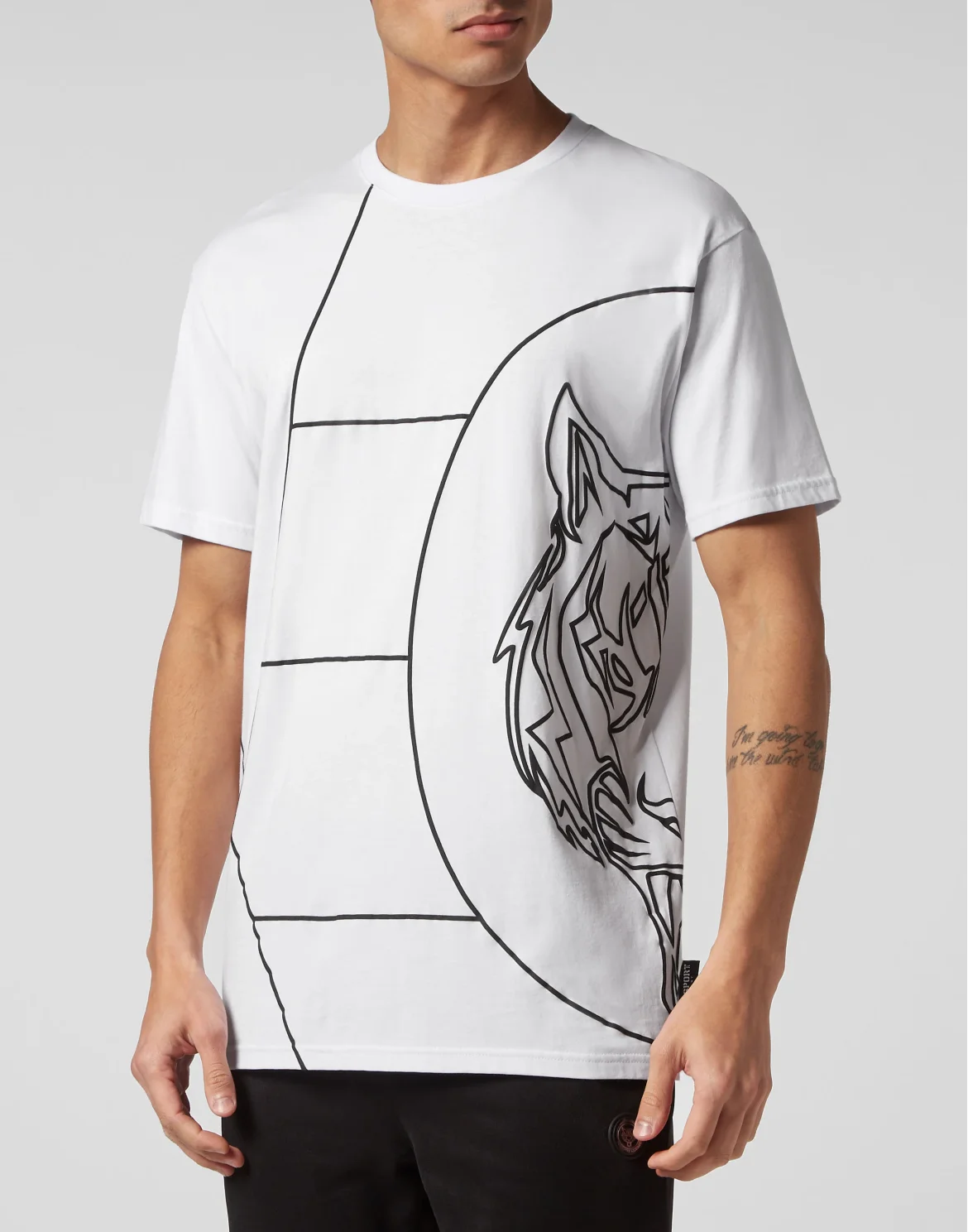 T-shirt Round Neck SS Tiger Court Edition, цвет: Черный