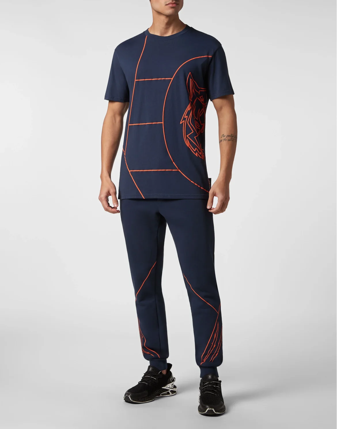 T-shirt Round Neck SS Tiger Court Edition, цвет: Синий