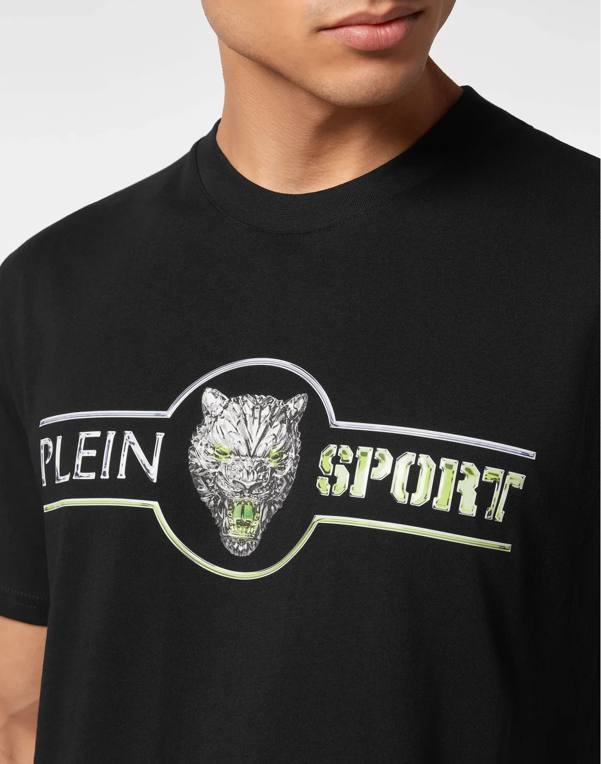 T-shirt Round Neck SS Chrome Scratch Edition, цвет: Зеленый