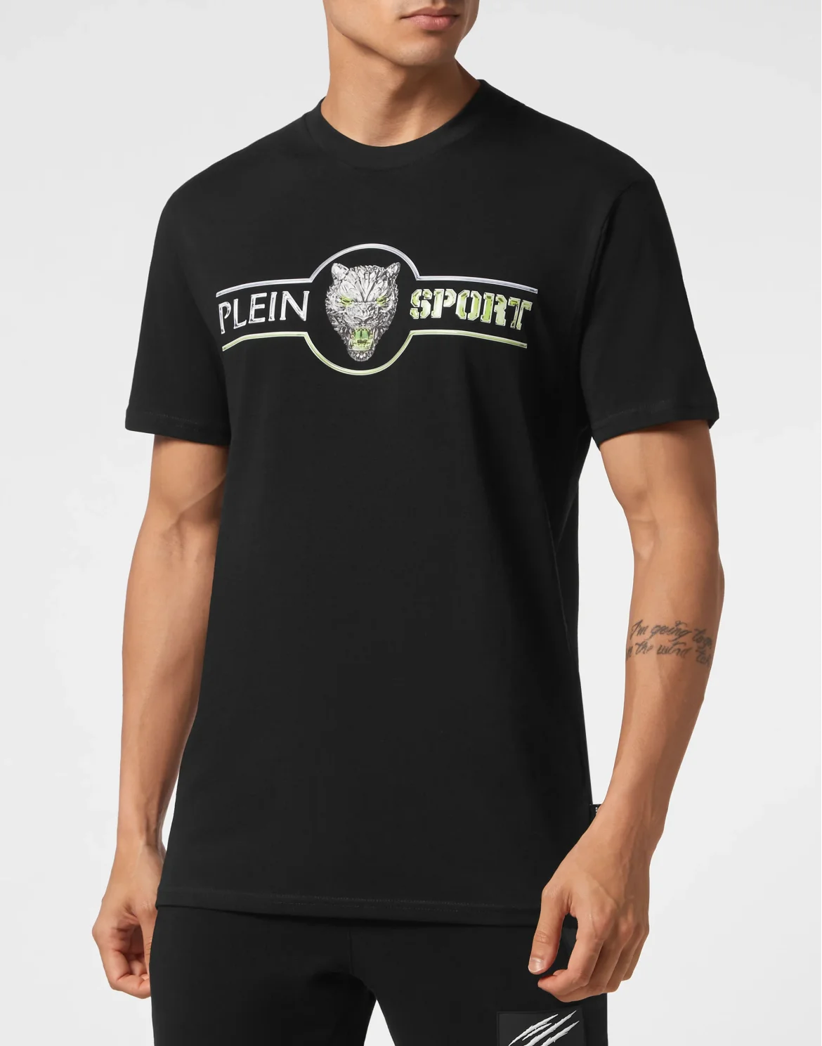 T-shirt Round Neck SS Chrome Scratch Edition, цвет: Зеленый