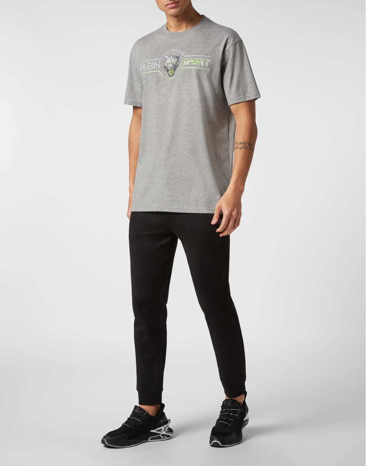 T-shirt Round Neck SS Chrome Scratch Edition, цвет: Серый