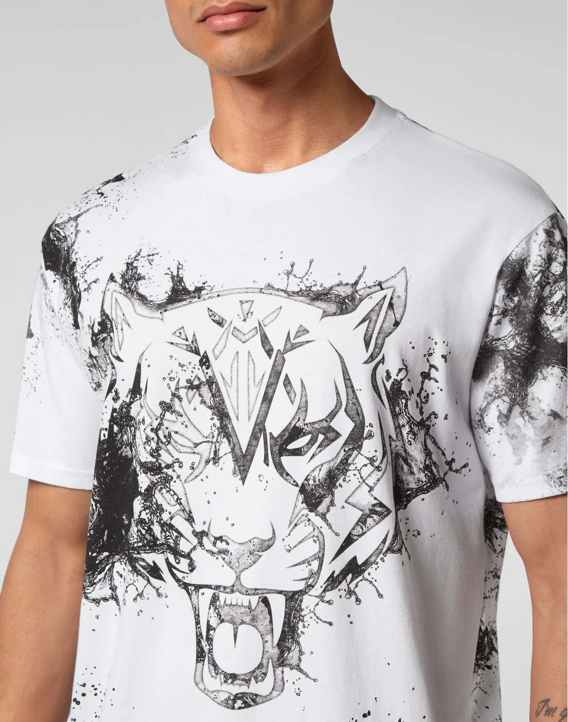 T-shirt Round Neck SS Splash Extreme, цвет: Белый