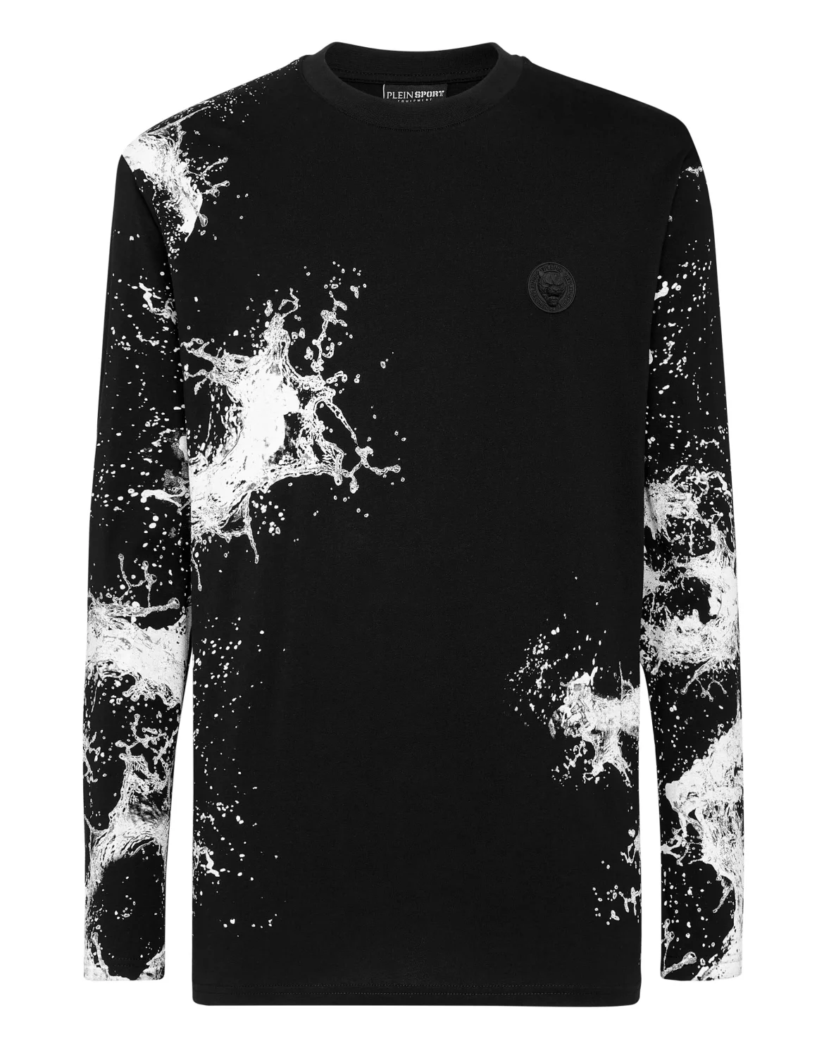 T-shirt Round Neck LS Splash Extreme, цвет: Черный