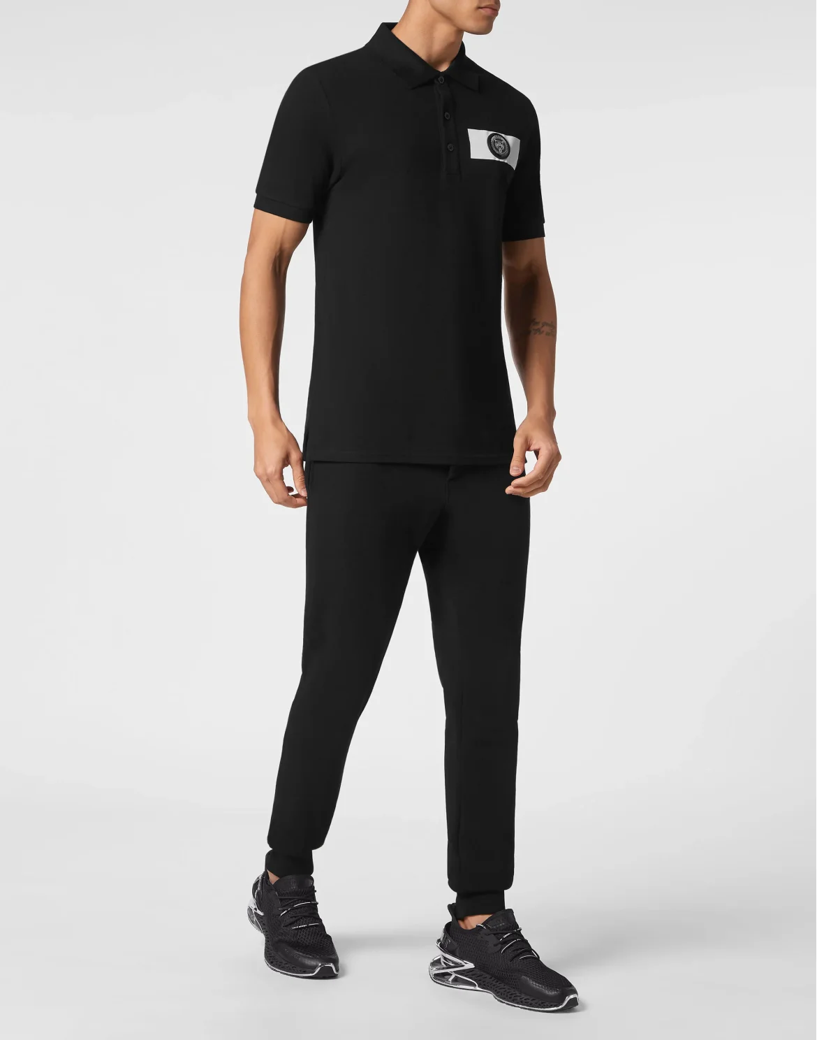 Polo shirt SS Scratch, цвет: Черный