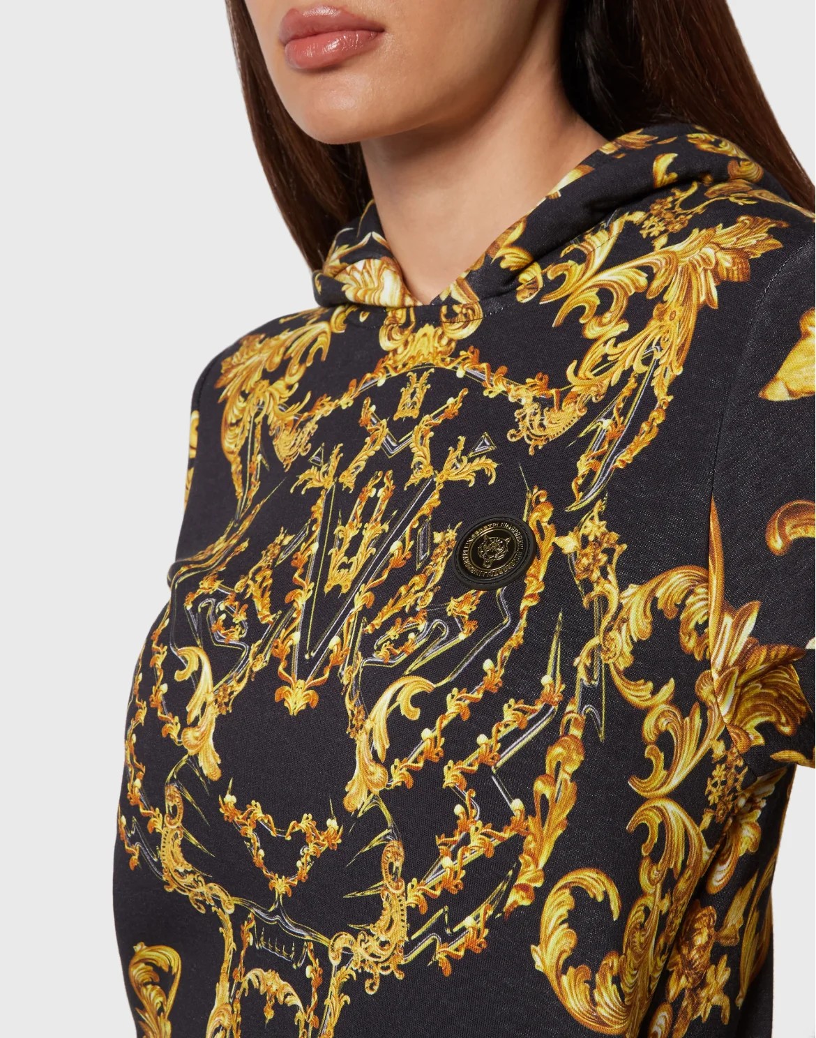 Hoodie sweatshirt Baroque, цвет: Черный