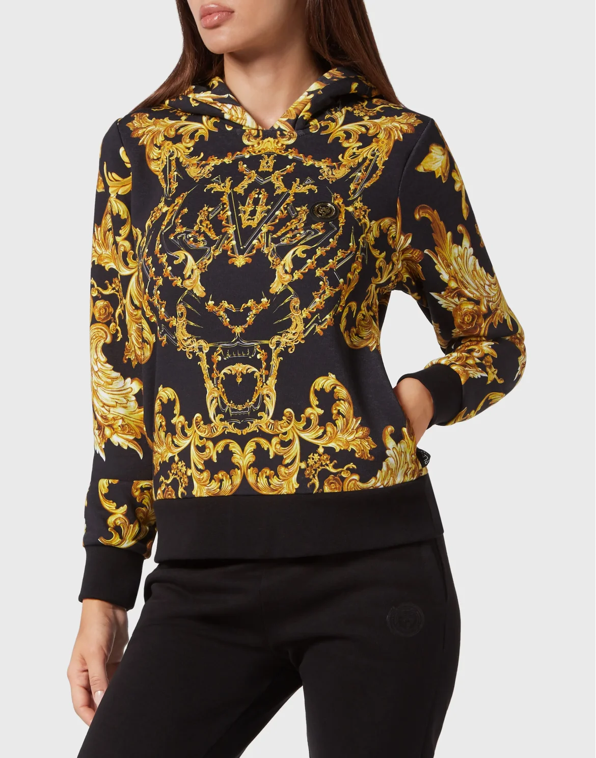 Hoodie sweatshirt Baroque, цвет: Черный