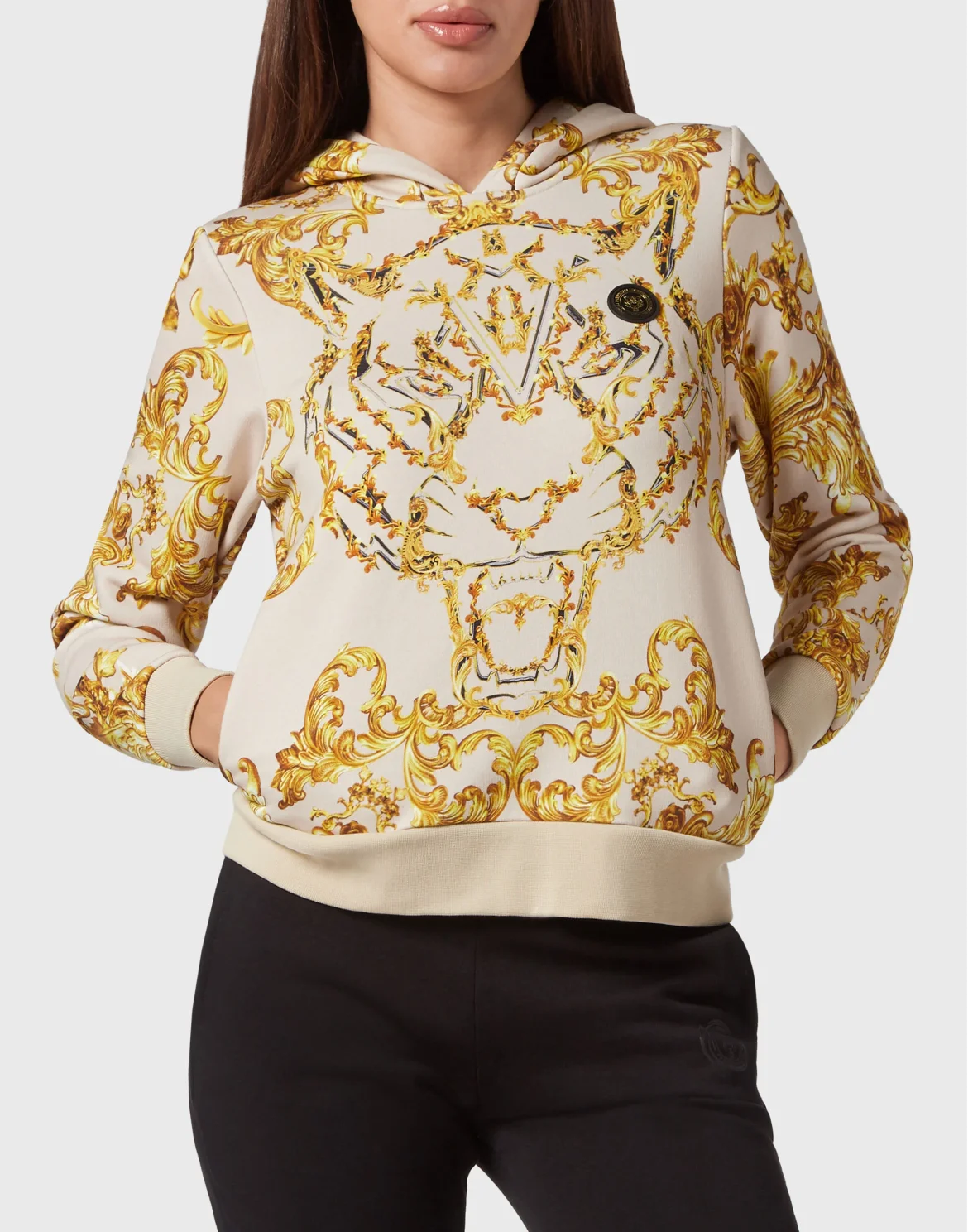 Hoodie sweatshirt Baroque, цвет: Бежевый