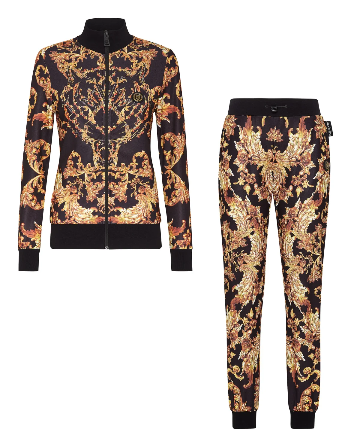Jogging Tracksuit: Top/Trousers Baroque, цвет: Черный