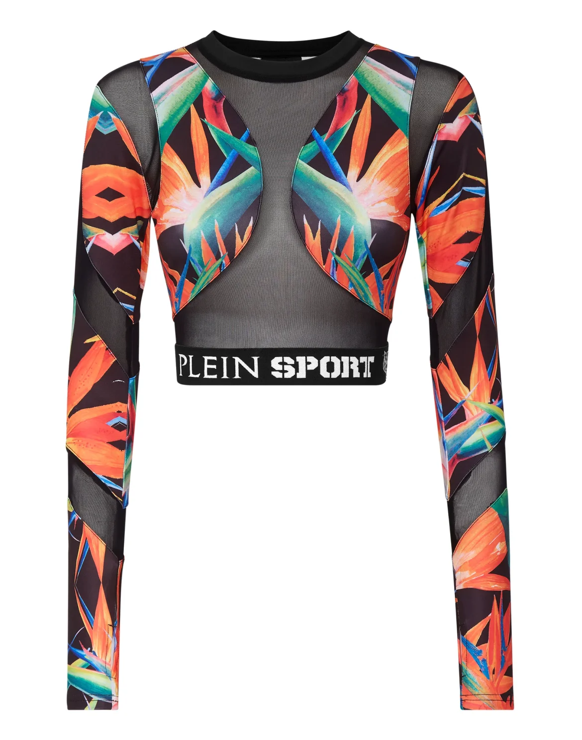 Jogging Crop Top LS, цвет: Черный