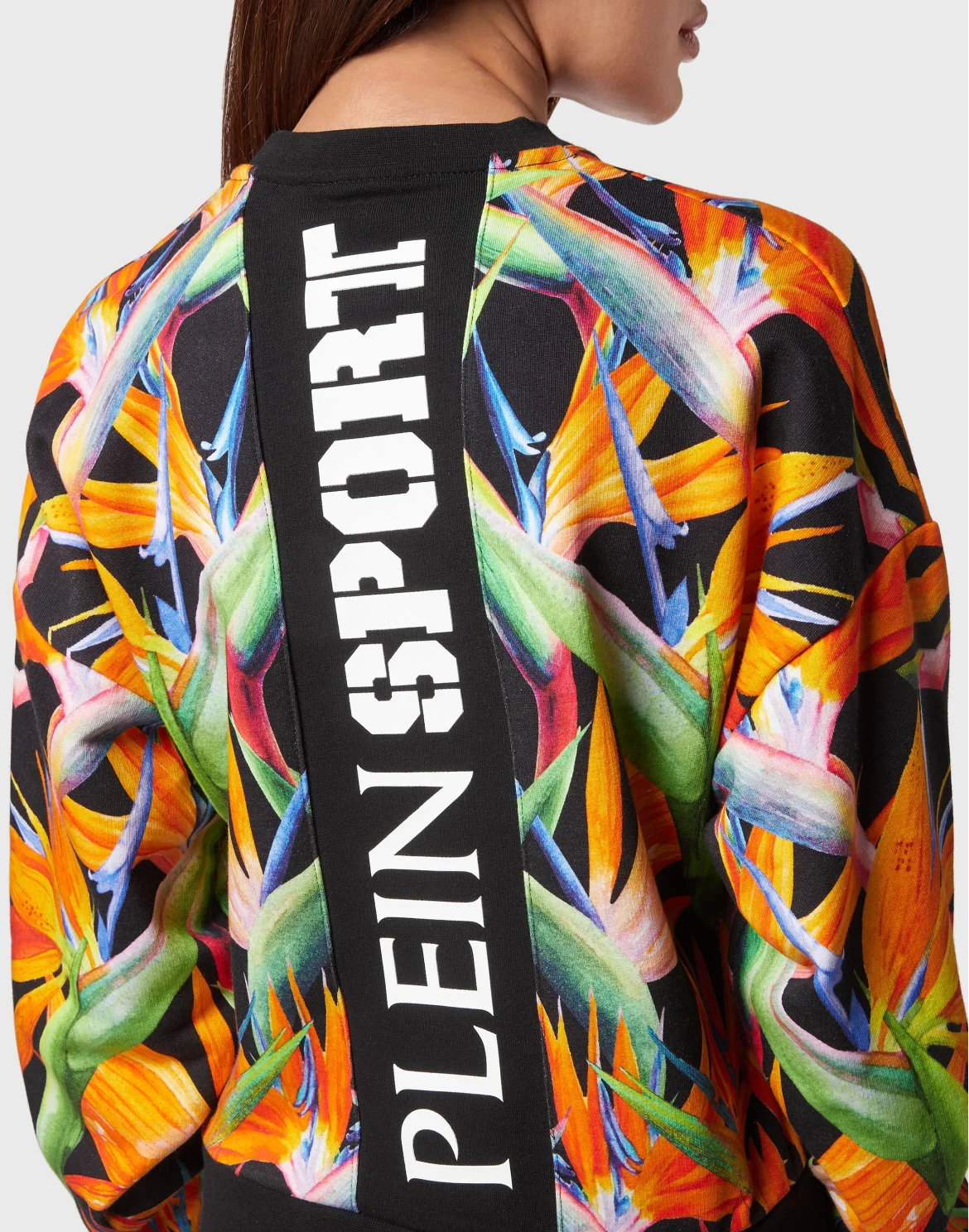 Cropped Sweatshirt LS, цвет: Черный