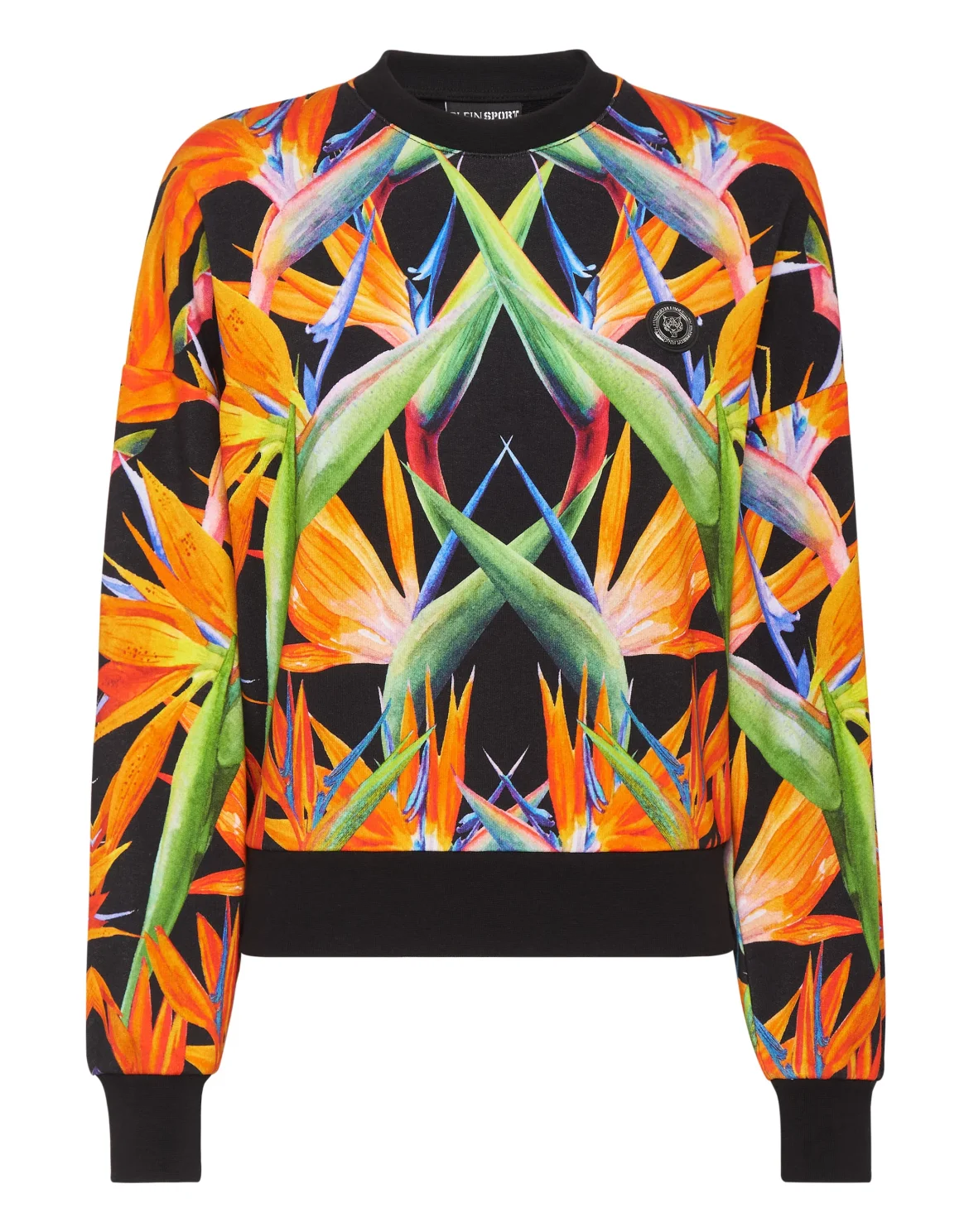 Cropped Sweatshirt LS, цвет: Черный