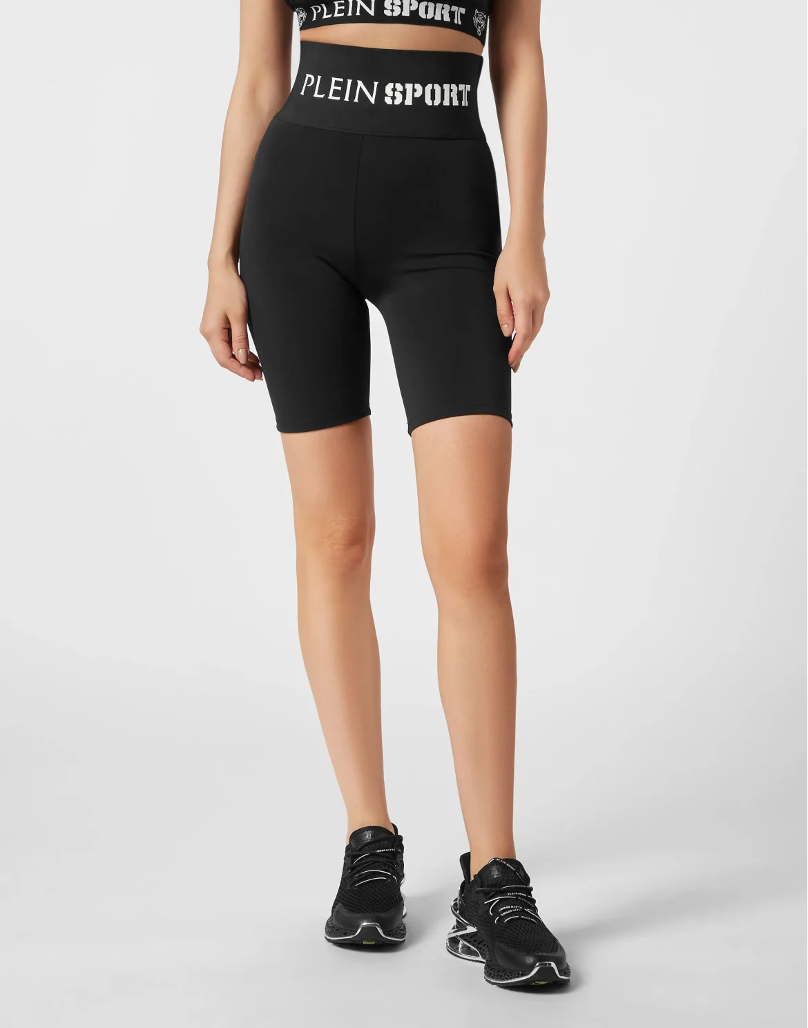 Jogging Cyclist Leggings Baroque Tiger, цвет: Черный